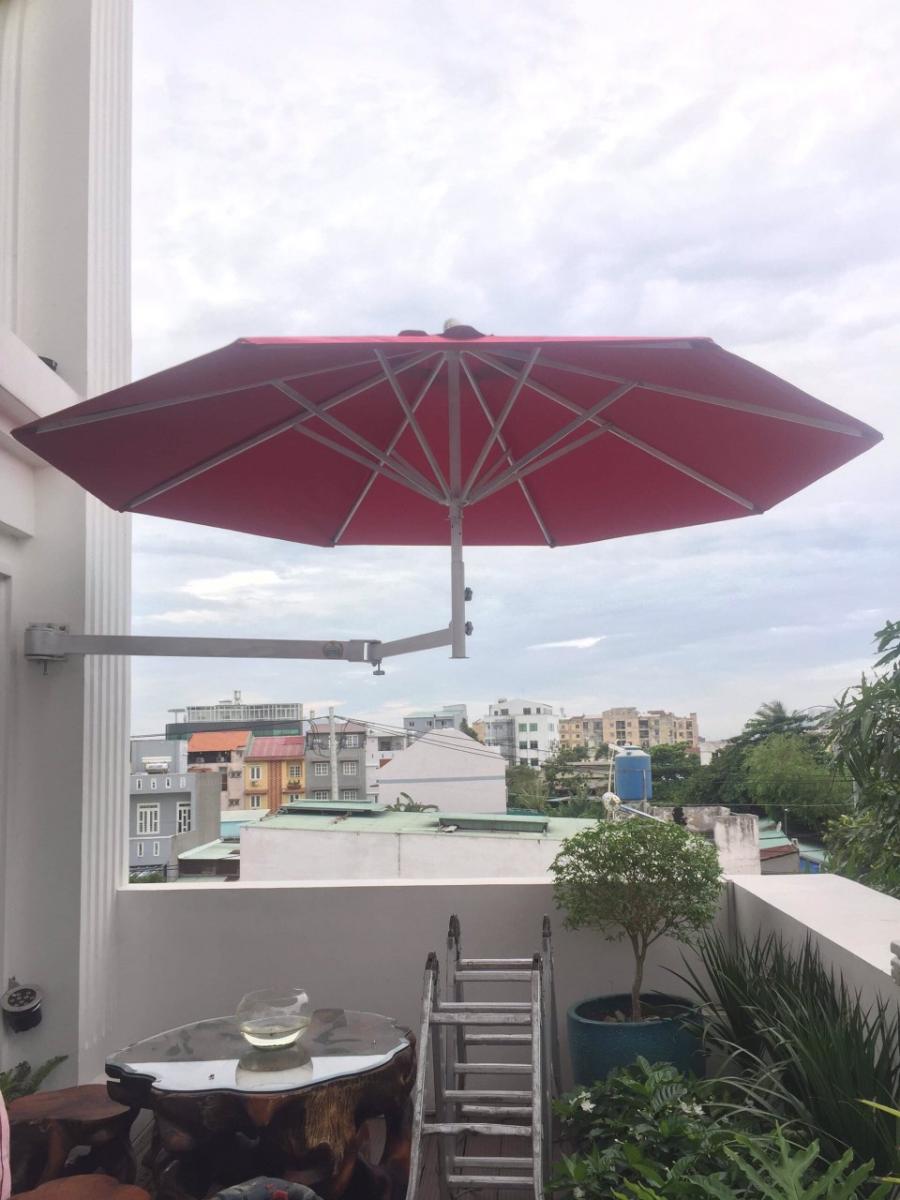 Lắp Đặt Dù Che Nắng Đẹp Tại Sài Gòn, Mẫu Dù Treo Tường Cực Đẹp Nhất