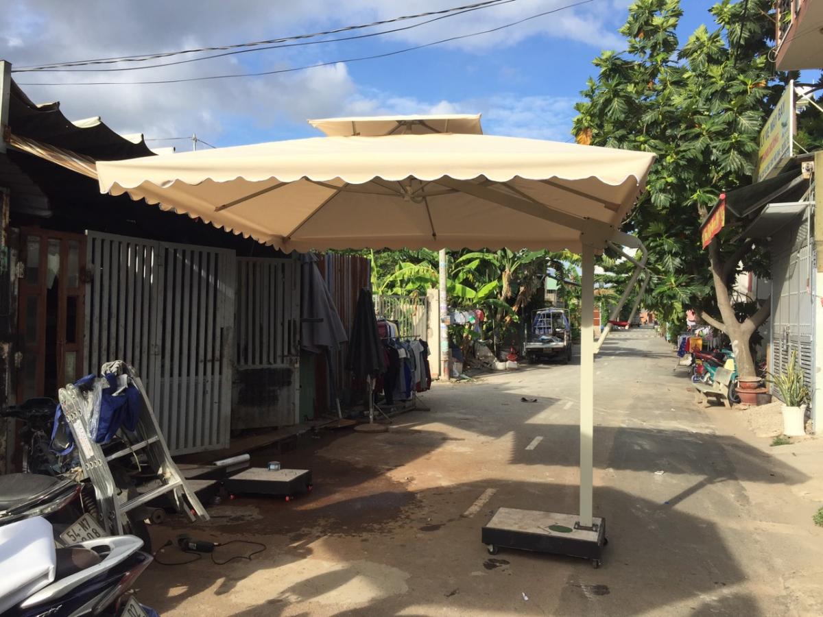 Bảng Giá Bán Dù Che Nắng Tại Quận Thủ Đức, Dù Lệch Tâm Đẹp Cho Quán Cafe
