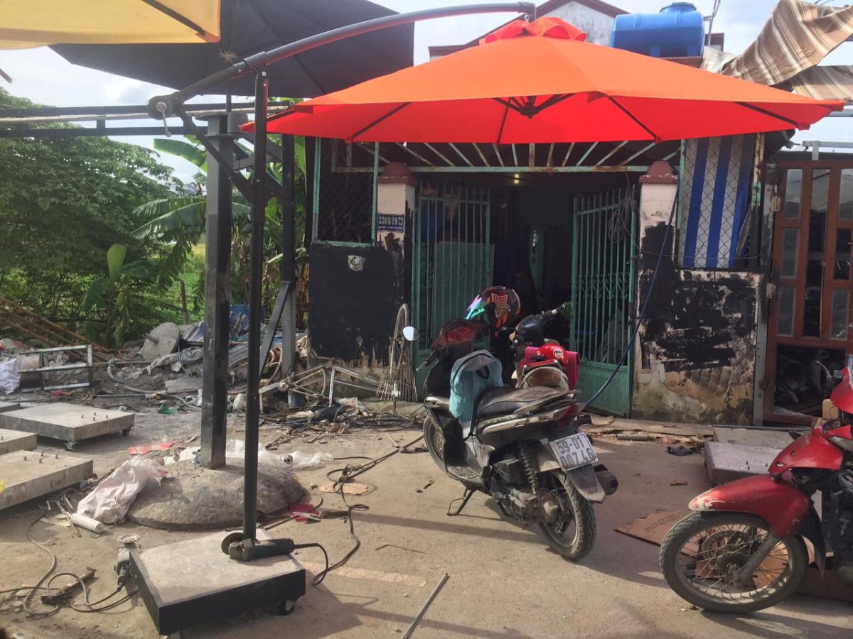 Địa chỉ bán dù che nắng ngoài trời tại long xuyên Dù che lệch tâm ( vuông tròn) tại An Giang chính hãng giá rẻ.
